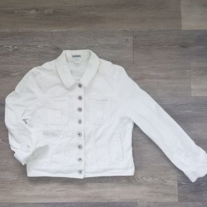 EXPRESS White Jean Jacket